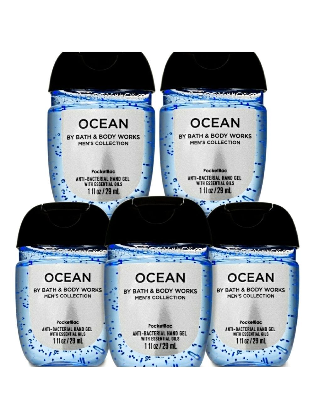 BATH & BODY WORKS OCEAN POCKETBAC HAND SANITIZER 5 PACK